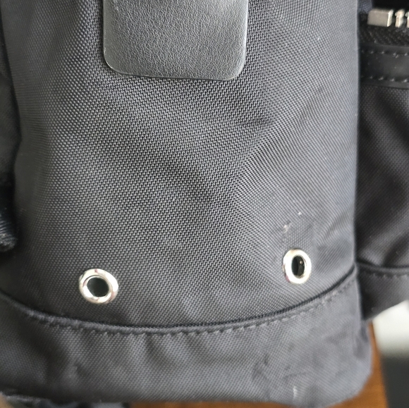 $2000 MARC JACOBS Backpack Rucksack Black White Women Large Nylon Authentic - Picture 11 of 16